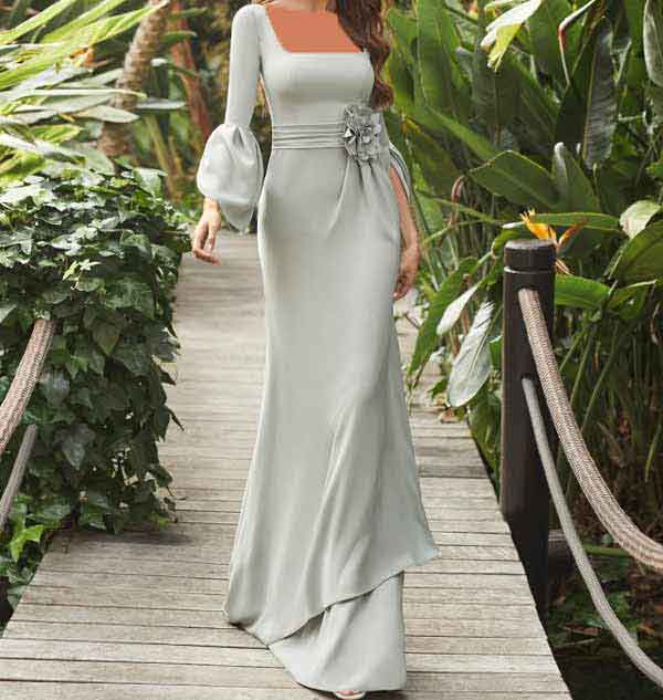 مدل لباس زنانه جدید ساده و لاکچری و شیک برای عروسی