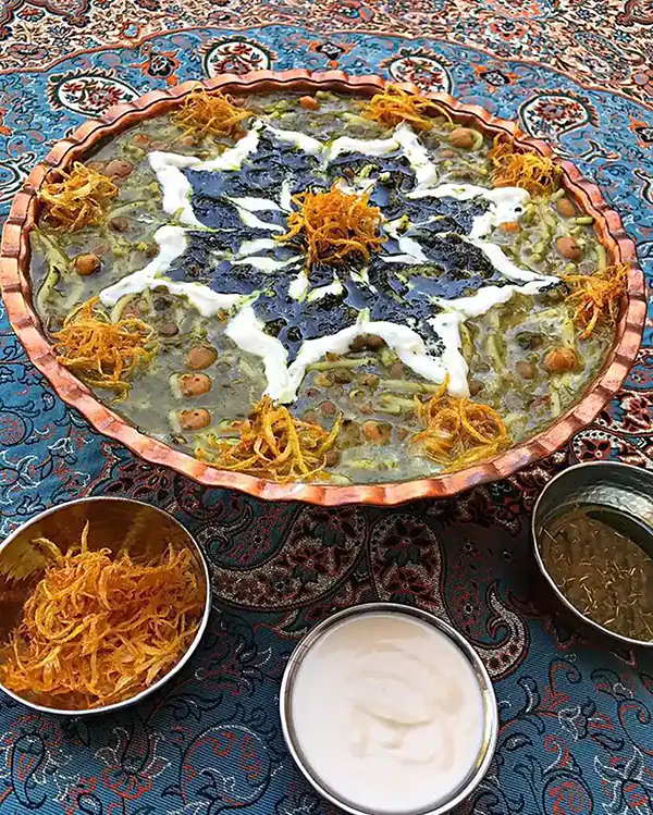 تزیین آش رشته + زیباترین مدل های تزیین آش رشته بسیار شیک و لاکچری
