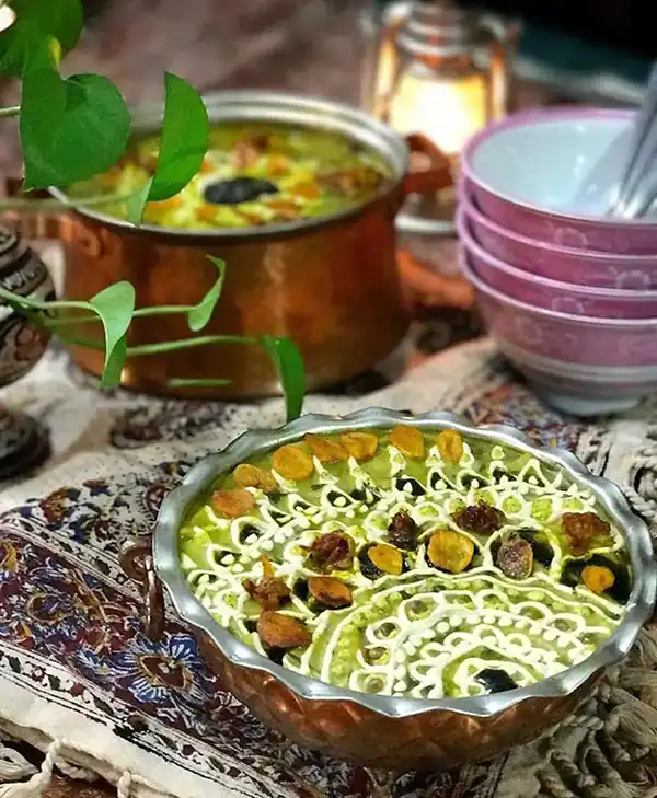 تزیین آش رشته + زیباترین مدل های تزیین آش رشته بسیار شیک و لاکچری