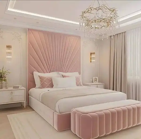 دیزاین اتاق خواب عروس + زیباترین ایده های دیزاین بسیار شیک و لاکچری اتاق خواب عروس با سلیقه