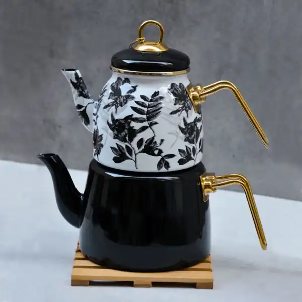 مدل قوری کتری عروس + جدیدترین کتری قوری پیرکس و استیل ترند برای جهاز
