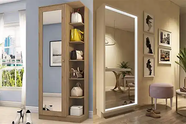 جدیدترین مدل جاکفشی آینه دار ریلی + زیباترین مدل های جاکفشی ریلی ترند امسال