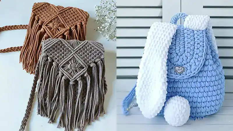 مدل کیف مکرومه + زیباترین مدل های کیف مکرومه ترند امسال بسیار شیک