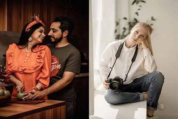 مدل عکس گرفتن در خانه + زیباترین ژست های خاص برای عکس خفن گرفتن در خانه