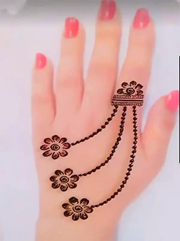 مدل حنا آسون + بامزه ترین طرح های حنا فانتزی و سرگرم کننده و آسان برای اجرا روی دست
