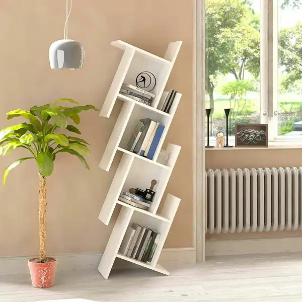 مدل کتابخانه ایستاده + زیباترین مدل کتابخانه ایستاده مینیمال که کتاب هاتو حسابی نظم میده