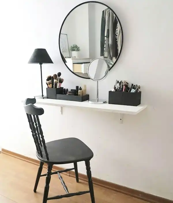 مدل میز آرایش ساده و شیک + به روزترین میز آرایش دخترانه مینیمال و ساده برای اتاق خواب