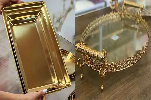 مدل سینی استیل مجلسی + زیباترین مدل سینی استیل شیک که جلوه پذیرایی شما را چند برابر می کند
