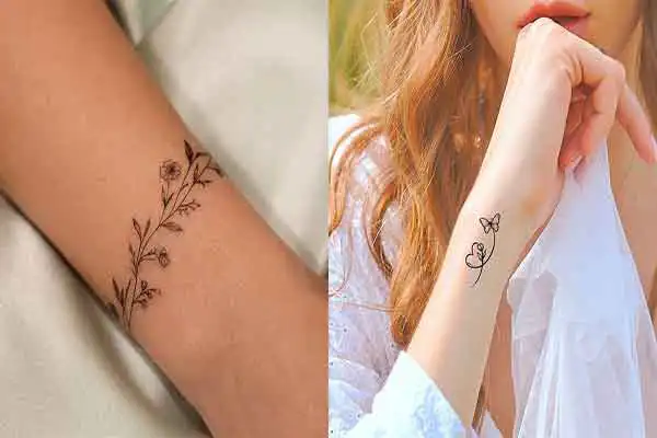 طرح تاتو زنانه + زیباترین طرح های تتو زنانه و دخترانه شیک و ترند روز