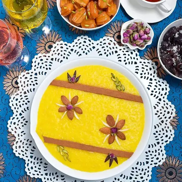 تزیین شله زرد + جذاب ترین تزیین و دیزاین شله زرد نذری با طرح های شیک