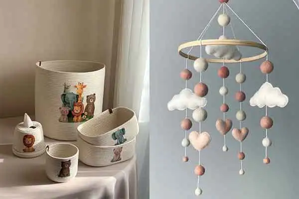 اکسسوری اتاق نوزاد + زیباترین اکسسوری های اتاق نوزاد برای جذاب و لاکچری کردن فضای اتاق