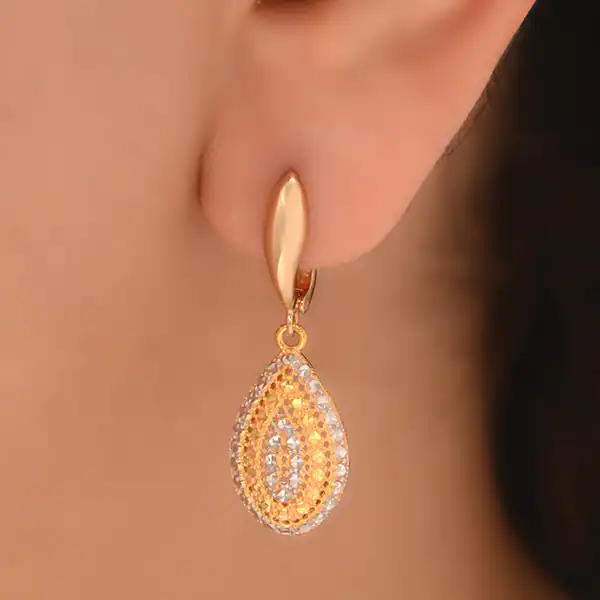 مدل گوشواره اشکی + شیک ترین مدل های گوشواره اشکی ترند امسال