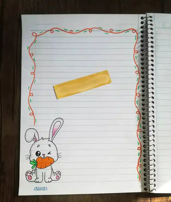 ایده نقاشی برای دفتر مشق + زیباترین مدل های ایده نقاشی برای دفتر مشق امسال