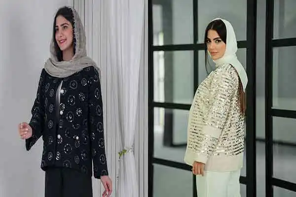 جدیدترین مدل مانتو پولکی + زیباترین مدل مانتو پولکی شیک مناسب عروسی و مهمانی