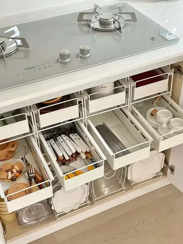 جدیدترین مدل کابینت زیر گاز صفحه ای + زیباترین مدل کابینت زیر گاز صفحه ای جدید که کاربردی و جا دار باشد