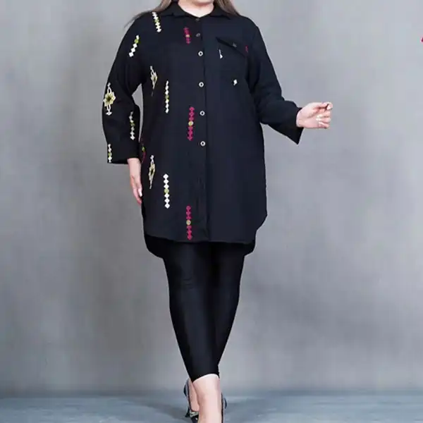 مدل مانتو برای افراد چاق و کوتاه + شیک ترین مدل های مانتو برای افراد چاق