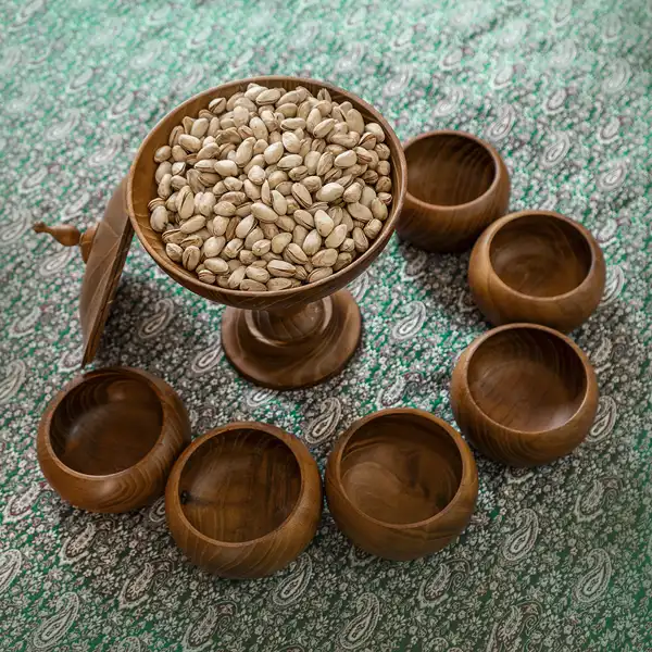 مدل آجیل خوری شیک + جدیدترین مدل آجیل خوری کریستال و چوبی برای پذیرایی شیک