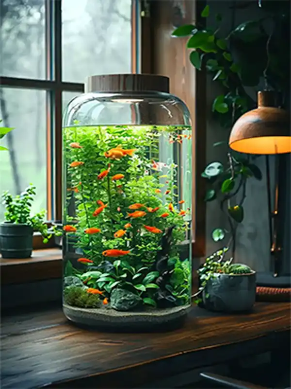 مدل آکواریوم لاکچری + جدیدترین آکواریوم لاکچری به عنوان شئ دکوراتیو بسیار خاص