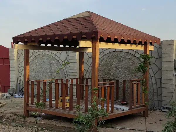 مدل آلاچیق چوبی + خفن ترین آلاچیق چوبی لاکچری مناسب عکس گرفتن برای اینستاگرام