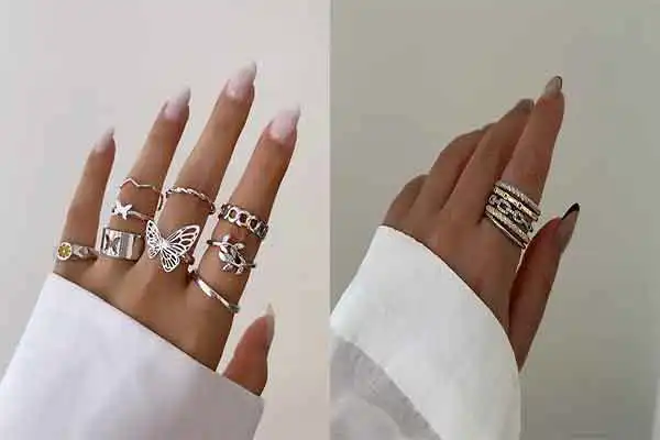 مدل انگشتر اکسسوری + باکیفیت ترین مدل انگشتر اکسسوری زیبا که تغییر رنگ نمیده