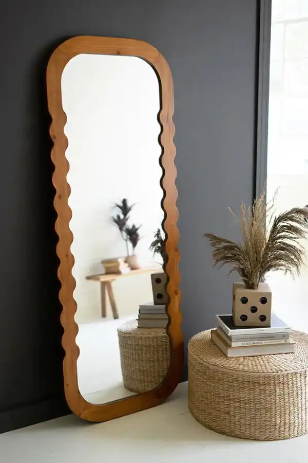 مدل آینه ایستاده برای پذیرایی + 15مدل آینه ایستاده پینترستی و کیوت برای پذیرایی