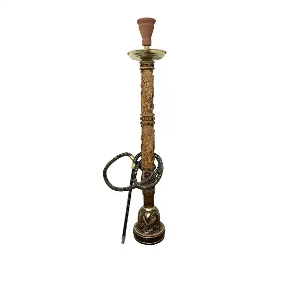 مدل قلیان چوبی + زیباترین مدل قلیان چوبی سنتی طرح دار با چوب گردو
