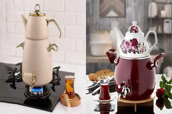 مدل قوری کتری سماوری + زیباترین مدل قوری کتری سماوری زیبا و شیک برا ریختن آسان چای