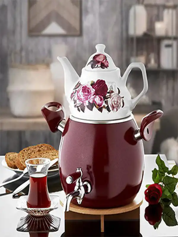 مدل قوری کتری سماوری + زیباترین مدل قوری کتری سماوری زیبا و شیک برا ریختن آسان چای