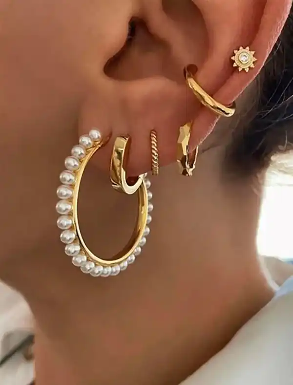 مدل گوشواره حلقه ای جدید + جذاب ترین مدل گوشواره حلقه ای جدید و شیک که هیچوقت از گوشتان در نمی آورید