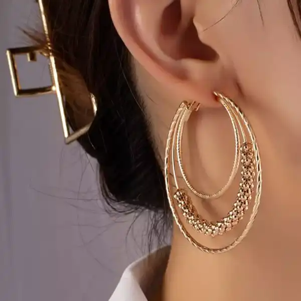 مدل گوشواره حلقه ای جدید + جذاب ترین مدل گوشواره حلقه ای جدید و شیک که هیچوقت از گوشتان در نمی آورید