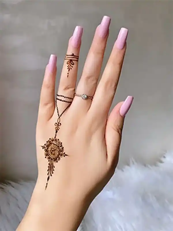 مدل حنا روی دست + جذاب ترین مدل حنا روی دست فانتزی و آسان برای کشیدن درخانه