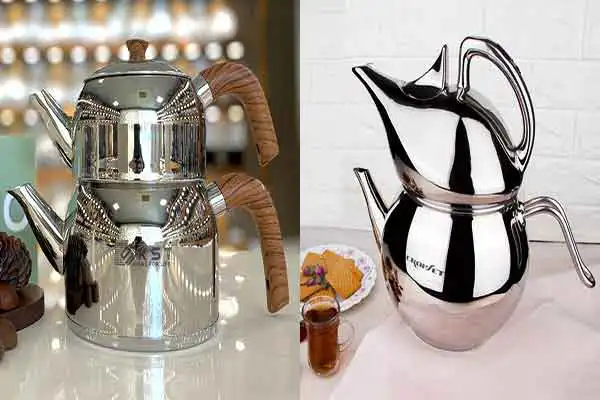 مدل های کتری قوری استیل + بهترین برندها برای کتری قوری استیل شیک و خراب نشدنی