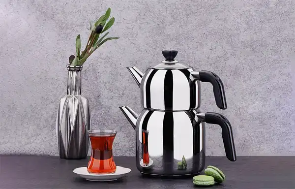 مدل های کتری قوری استیل + بهترین برندها برای کتری قوری استیل شیک و خراب نشدنی