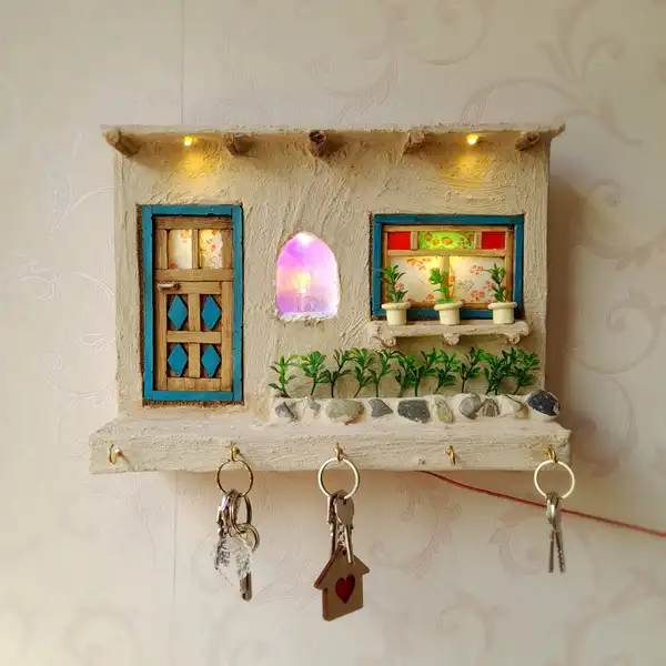 مدل جاکلیدی دیواری + جدیدترین مدل جاکلیدی دیواری فانتزی و ساده برای جلوی در خانه