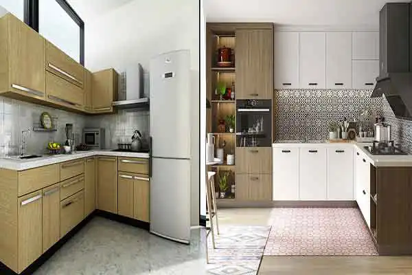 مدل کابینت ال + زیباترین مدل کابینت ال شیک و جادار برای انواع متراژ آشپزخانه