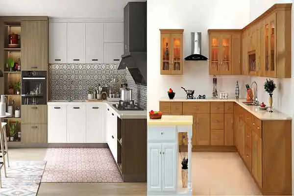 مدل کابینت ال مانند + بهترین مدل های کابینت ال مانند شیک برای آشپزخانه کوچک