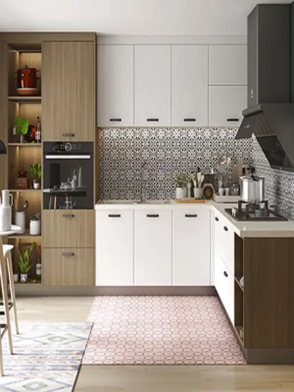 مدل کابینت ال مانند + بهترین مدل های کابینت ال مانند شیک برای آشپزخانه کوچک