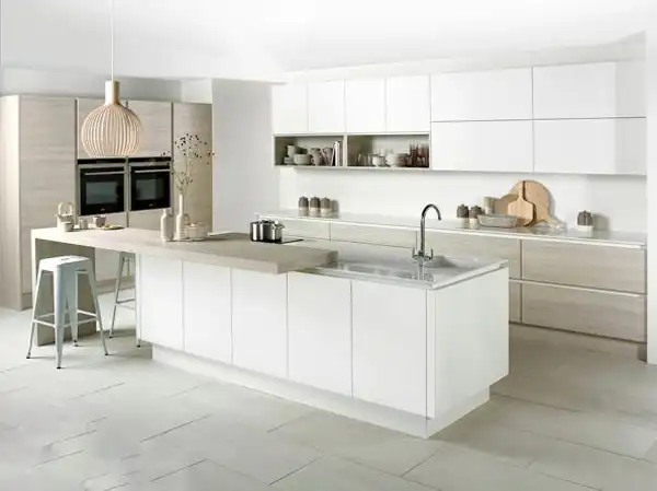 مدل کابینت ام دی اف سفید + به روزترین کابینت ام دی اف سفید بسیار لاکچری و ضد لک