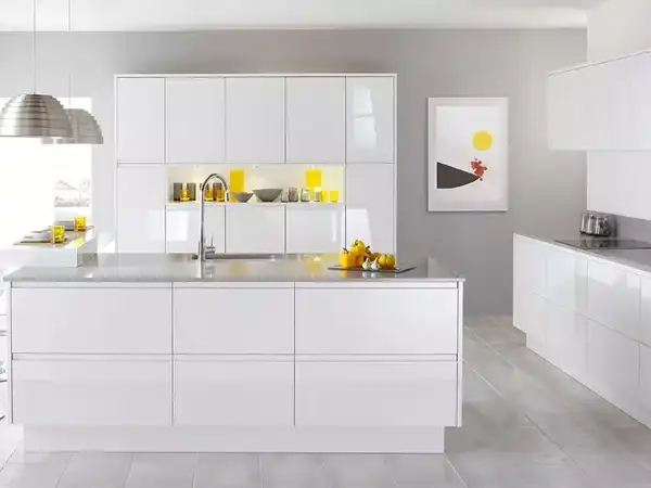 مدل کابینت ام دی اف سفید + به روزترین کابینت ام دی اف سفید بسیار لاکچری و ضد لک