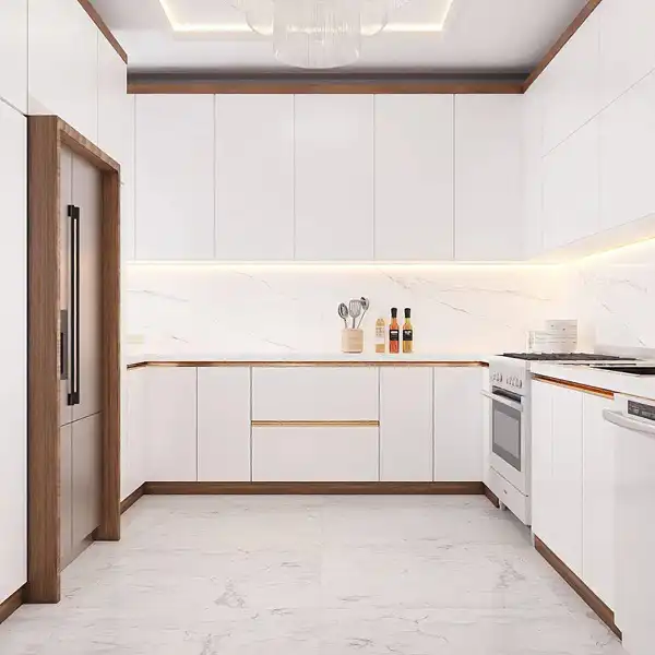 مدل کابینت ام دی اف سفید + به روزترین کابینت ام دی اف سفید بسیار لاکچری و ضد لک
