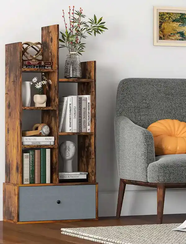 مدل کتابخانه چوبی + زیباترین مدل کتابخانه چوبی مدرن برای کتاب های شما در پذیرایی و اتاق خواب