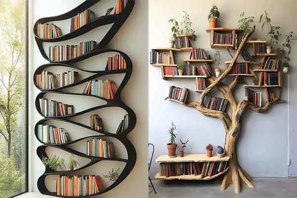 مدل کتابخانه فانتزی + جدیدترین مدل کتابخانه فانتزی شیک و زیبا که شمارا شگفت زده می کند