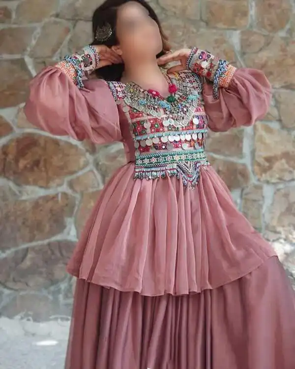 مدل لباس مجلسی افغانی + زیباترین مدل لباس مجلسی افغانی کار شده شیک برای مراسم ها