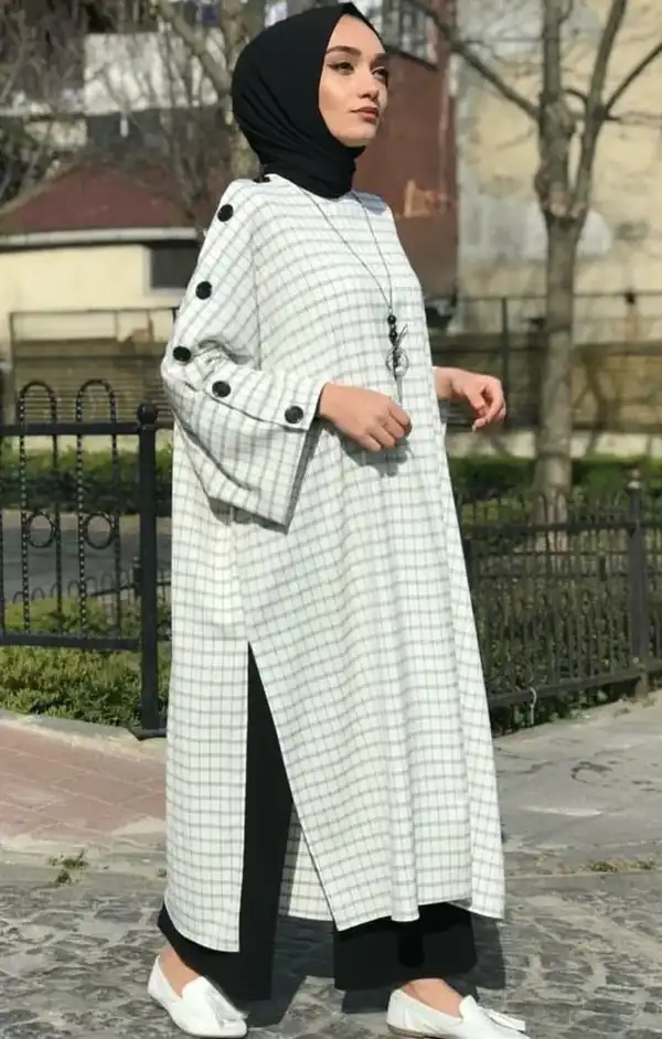 مدل مانتو بلند اسپرت + شیک ترین مدل مانتو بلند جذاب و شیک برای استایل های کژوال و راحتی روزانه