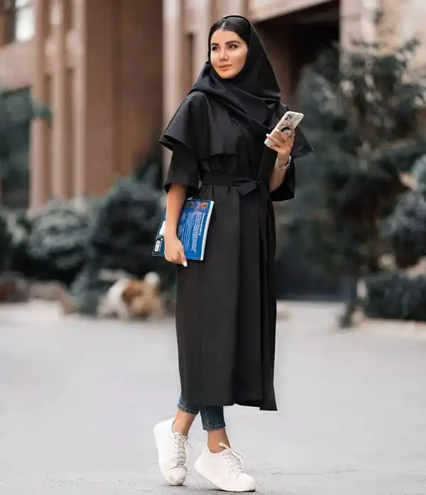 مدل مانتو بلند اسپرت + شیک ترین مدل مانتو بلند جذاب و شیک برای استایل های کژوال و راحتی روزانه