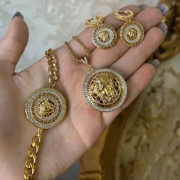 مدل نیم ست ورساچه طلا + زیباترین مدل نیم ست ورساچه طلا برای هر بودجه ای با هر وزنی که می خواهید