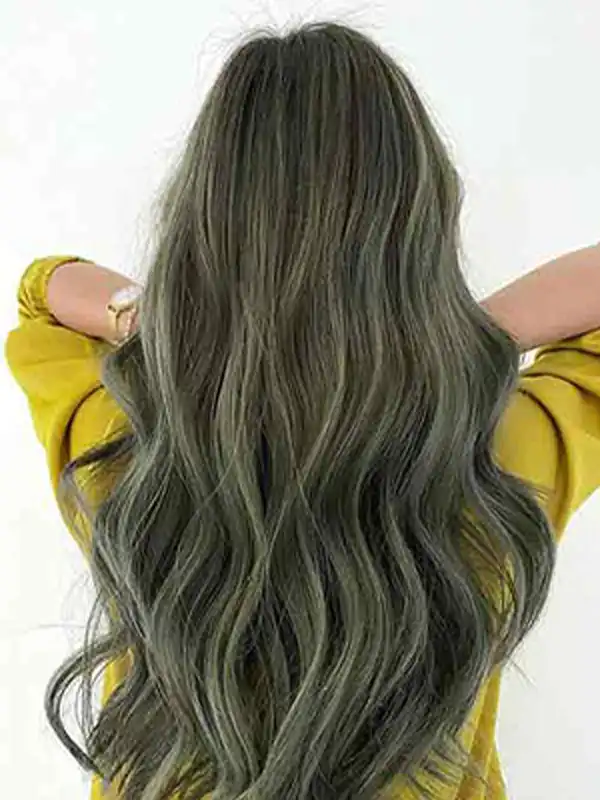 مدل رنگ مو زیتونی + زیباترین رنگ مو زیتونی شیک و لاکچری برای خام های سن بالا