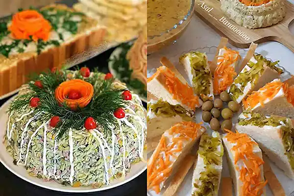 مدل سالاد الویه + زیباترین مدل های ترند سالاد الویه بسیار شیک و خوش طرح