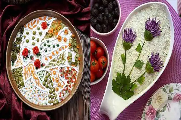 مدل سالاد الویه ساده + بهترین دیزاین سالاد الویه ساده و سه سوته برای مهمانی ها
