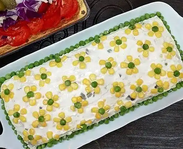 مدل سالاد الویه ساده + بهترین دیزاین سالاد الویه ساده و سه سوته برای مهمانی ها